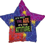 It's Not the Age It's the Attitude 18″ Balloon
