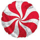 Red Candy Swirl 9″ Balloon (requires heat-sealing)