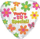 You're Special Fluorescent Flowers 17″ Balloon