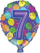 Number Seven 17″ Balloon
