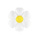 White Daisy Flower 24″ Foil Balloon