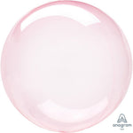  Dark Pink Crystal Clearz Petite 10″ Foil Balloon by Anagram from Instaballoons