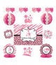 Sweet Safari Welcome Baby Girl Room Decorating Kit