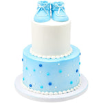 DecoPac Blue Baby Booties Cake Kit