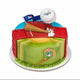Kit de pastel de béisbol de los Dodgers
