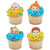 DecoPac Party Supplies CoComelon Cupcake Rings  (72 count)
