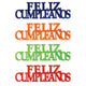 Feliz Cumpleaños Script Cake Topper Kit (48 count)