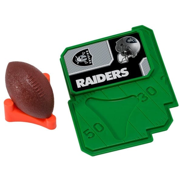 Las-Vegas Raiders Party Decorations,Birthday Party Supplies for Football Raiders Party Supplies Includes Banner - Cake Topper - 12 Cupcake Toppers 
