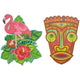 Polynesian Flair Cake Topper Layon (12 count)