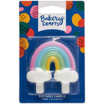 DecoPac Party Supplies Rainbow Shaped Candles