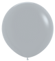 Deluxe Grey 24″ Latex Balloons (10 count)