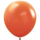 Deluxe Sunset Orange 18″ Latex Balloons (25 count)