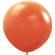 Deluxe Sunset Orange 24″ Latex Balloons (10 count)