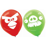 Designware Latex Angry Birds 12″ Latex Balloons (6)