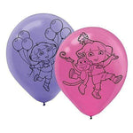 Designware Latex Dora The Explorer & Boots 12″ Latex Balloons (6)