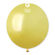 Metallic Metal Mustard 19″ Latex Balloons (25 count)