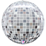 Disco Ball Dimensional Globe 15″ Foil Balloon by Betallic from Instaballoons