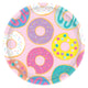 Donut Party Plates 9″ (8 count)