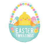 Easter Tweetings 25″ Foil Balloon by Anagram from Instaballoons