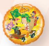 El Chavo Race (requires heat-sealing) 9″ Foil Balloon by Qualatex from Instaballoons