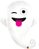 Emoji Ghost Halloween 34″ Balloon