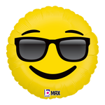 Emoji Sunglasses 18″ Foil Balloon by Betallic from Instaballoons