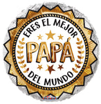 Eres El Mejor Papa Del Mundo 18″ Foil Balloon by Convergram from Instaballoons