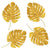 Fabric Gold Palm Leaves by Beistle from Instaballoons