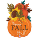 Happy Fall Y'all Floral Pumpkin 34″ Balloon