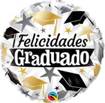 Felicidades Graduado 18″ Foil Balloon by Qualatex from Instaballoons