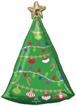Festive Christmas Tree 24″ Foil Balloon by Anagram from Instaballoons