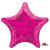 Festive Star Magenta 22 Foil Balloon by Anagram from Instaballoons