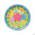 Fiesta Floral Bright Plates 9″ by Fun Express from Instaballoons