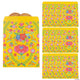 Bolsas Fiesta Floral Bright Treat con pegatinas (12 unidades)