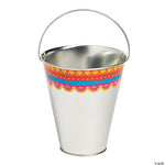 Fiesta Metal Small Pails 4.5″ x 5″ by Fun Express from Instaballoons