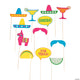 Fiesta Party Photo Stick Props (12 unidades)