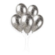 Filigree Shiny Silver 13″ Latex Balloons (50 count)