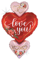 Floral Love You Trio 30″ Balloon