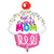 For a Sweet Mom (requires heat-sealing) 14″ Foil Balloon by Betallic from Instaballoons