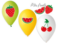 Fruit Mix Assortment 13″ Latex Balloons by Gemar from Instaballoons