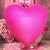 Fuchsia Heart 65″ Foil Balloon by Imported from Instaballoons