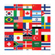 Bandera de todas las naciones BD Banner 6′ x 6′
