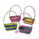 Bamboo Multicolor Rectangular Easter Baskets (6 count)