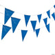 Blue Pennant Banner 100′