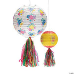 Fun Express Fiesta Floral Hanging Lanterns 8″