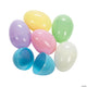 Huevos de Pascua de plástico pastel jumbo (12 unidades)