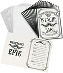 Fun Express Mustache Invitations 5″ x 7″ (12 count)