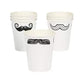Moustache Party Vasos de 9 oz (8 unidades)