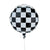 Fun Express Mylar & Foil Round Checkered Racing Flag 18" Foil Balloon