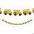 Fun Express Mylar & Foil School Bus Tissue Garland 9′ x 5″